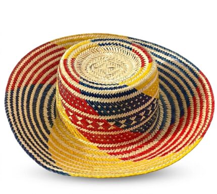 Sombrero Wayúu Colombia en triángulos encontrados